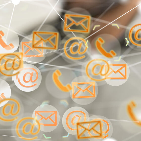 Kontakt&shy;daten wichtiger <br>Abteilungen