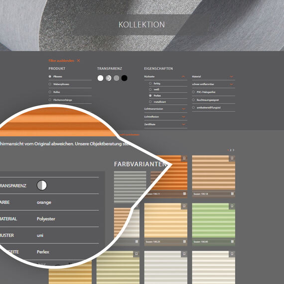 Architekten-Portal Stoffe